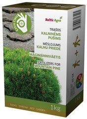 Baltic Agro granuliuotos trąšos kalninėms pušims, 1 kg цена и информация | Рассыпчатые удобрения | pigu.lt