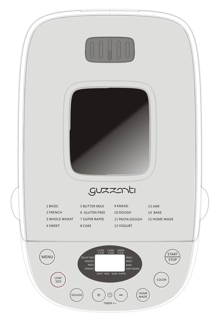 Guzzanti GZ-635 цена и информация | Duonkepės | pigu.lt
