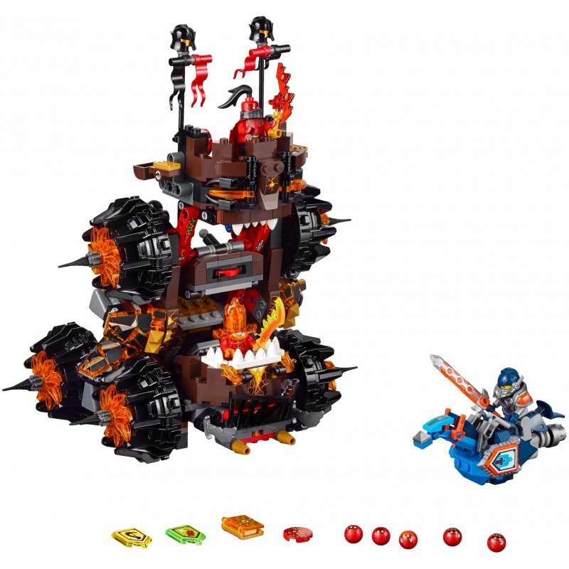 70321 LEGO® NEXO KNIGHTS Generolo Magmar pragaištinga apgulties mašina цена и информация | Konstruktoriai ir kaladėlės | pigu.lt