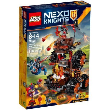 70321 LEGO® NEXO KNIGHTS Generolo Magmar pragaištinga apgulties mašina kaina ir informacija | Konstruktoriai ir kaladėlės | pigu.lt