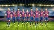 Rinkinys EP Line FC Barcelona EDT vyrams, 100 ml + purškiamas dezodorantas, 150 ml kaina ir informacija | Kvepalai vyrams | pigu.lt