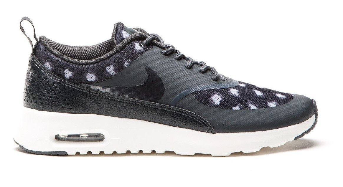 Nike moteriški sportiniai batai Air Max Thea Print 599408-008, juodi/pilki kaina ir informacija | Sportiniai bateliai, kedai moterims | pigu.lt