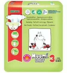 Подгузники Muumi Baby Midi (3) 5-8 кг, 50 шт. цена и информация | Подгузники | pigu.lt