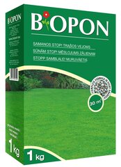 BIOPON trąšų granulės vejoms nuo samanų, 1 kg kaina ir informacija | BIOPON Sodo prekės | pigu.lt