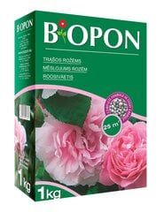 Biopon trąšų granulės rožėms, 1 kg kaina ir informacija | Birios trąšos | pigu.lt