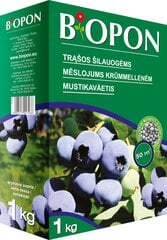 Biopon trąšų granulės mėlynėms ir šilauogėms, 1 kg kaina ir informacija | Birios trąšos | pigu.lt