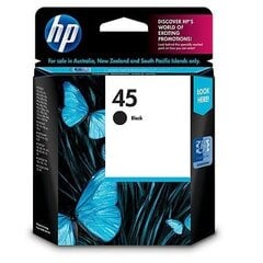 HP 45, 42ml, black (51645AA) kaina ir informacija | Kasetės rašaliniams spausdintuvams | pigu.lt