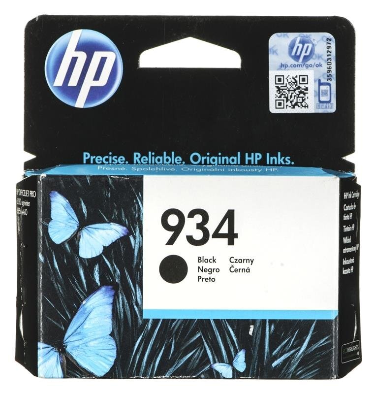 INK CARTRIDGE BLACK NO.934/C2P19AE HP kaina ir informacija | Kasetės rašaliniams spausdintuvams | pigu.lt