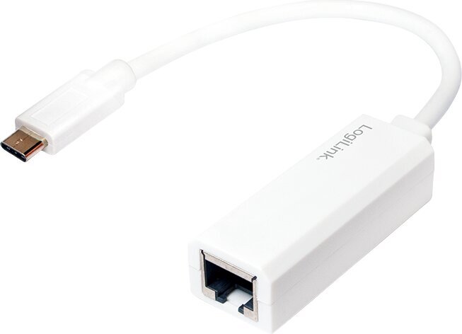 LogiLink - Adapter Gigabit Ethernet do USB-C kaina ir informacija | Adapteriai, USB šakotuvai | pigu.lt