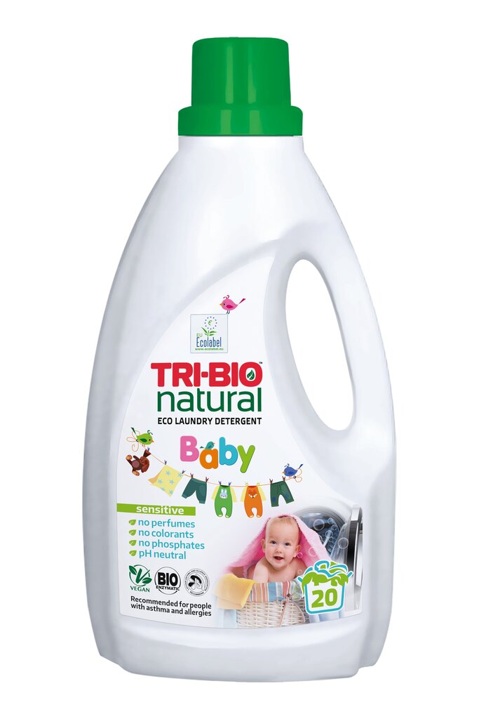 TRI-BIO Ekologiška skystas drabužių skalbiklis “BABY” 0,94L kaina ir informacija | Skalbimo priemonės | pigu.lt