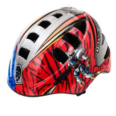 Детский велосипедный шлем Meteor MA-2 Robot цена и информация | Шлемы | pigu.lt