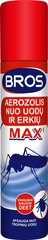 BROS MAX aerozolis nuo uodų ir erkių, 90 ml kaina ir informacija | Priemonės nuo uodų, erkių | pigu.lt