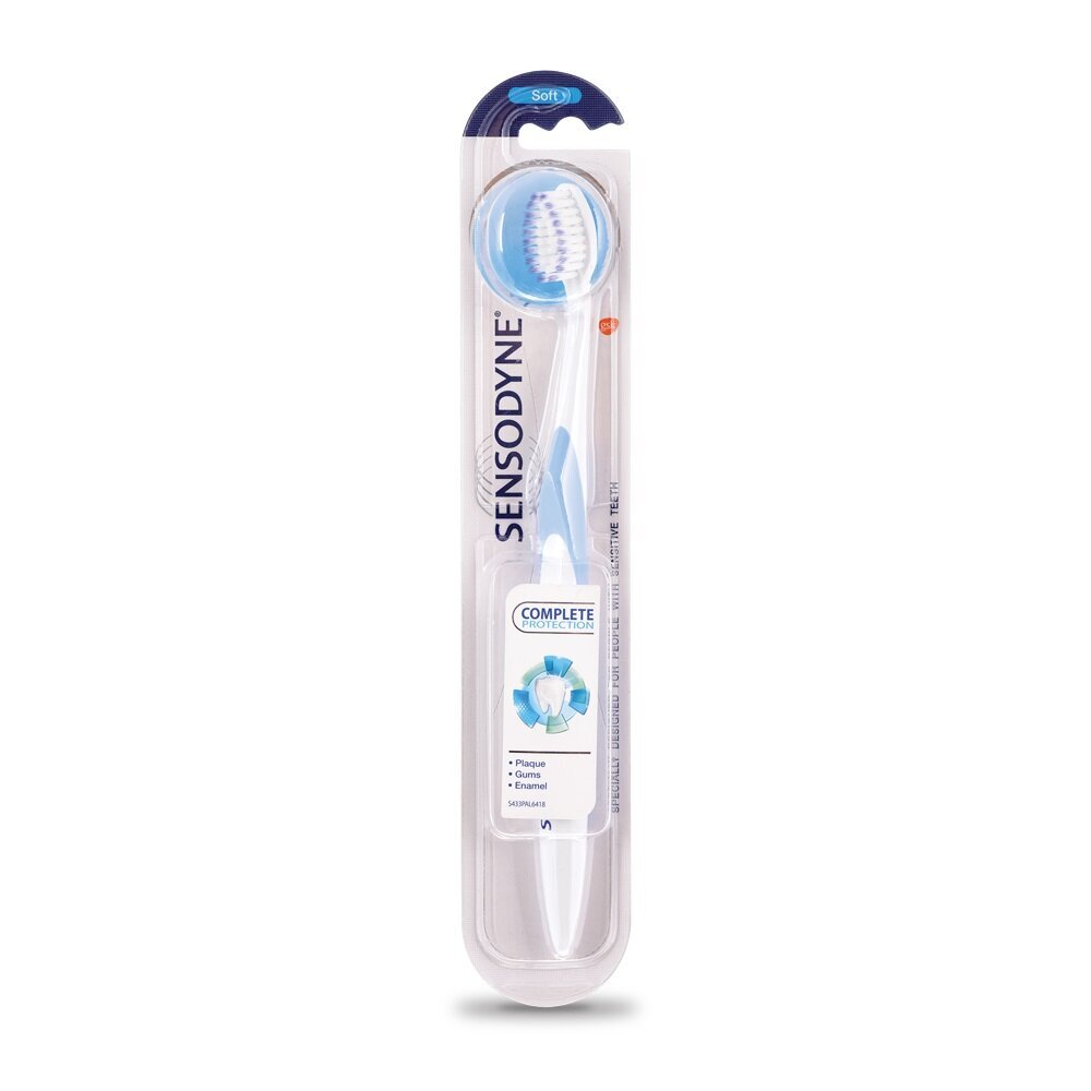 Dantų šepetėlis Sensodyne Complete Protection Soft kaina ir informacija | Dantų šepetėliai, pastos | pigu.lt