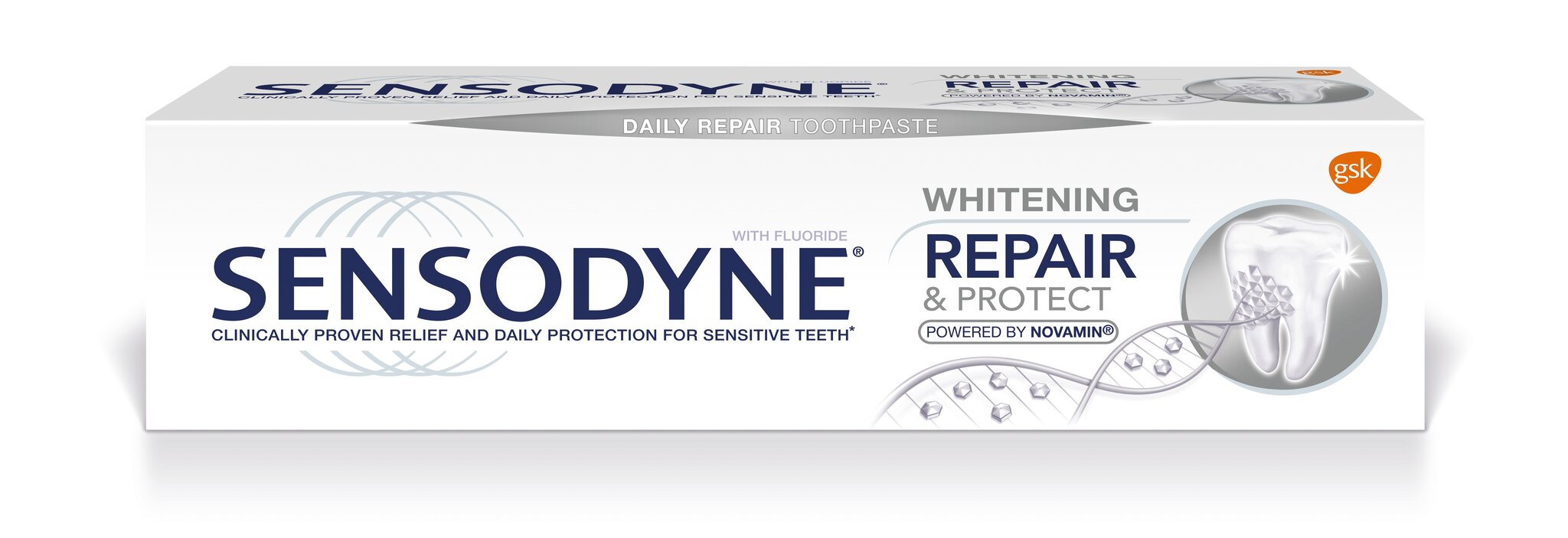 Dantų pasta Sensodyne Repair & Protect Whitening, 75 ml kaina ir informacija | Dantų šepetėliai, pastos | pigu.lt