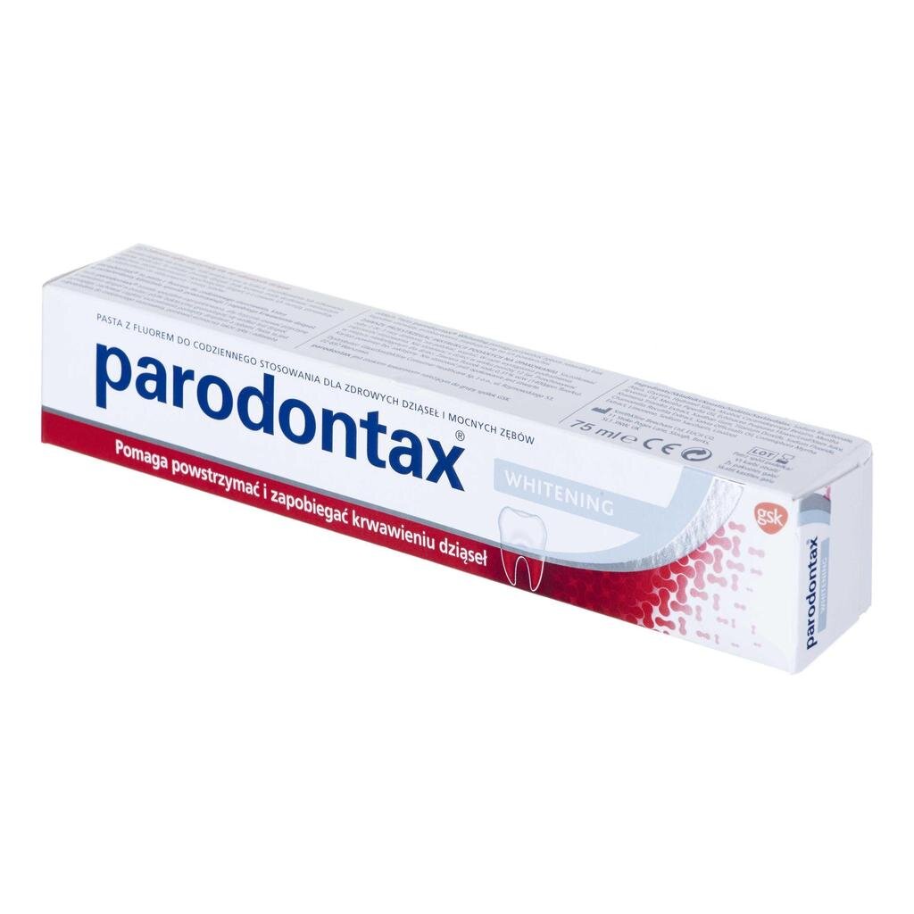Dantų pasta Parodontax Whitening 75 ml цена и информация | Dantų šepetėliai, pastos | pigu.lt