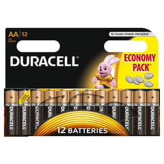 Elementai Duracell AA LR06 12vnt. kaina ir informacija | Duracell Santechnika, remontas, šildymas | pigu.lt