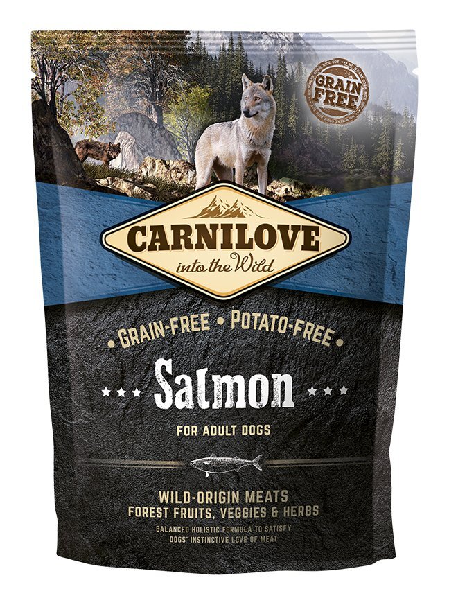 Carnilove Salmon for Adult 1,5kg цена и информация | Sausas maistas šunims | pigu.lt