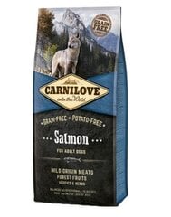 Carnilove Salmon for Adult 12kg kaina ir informacija | Sausas maistas šunims | pigu.lt