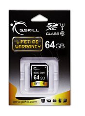 G.SKILL - SDXC 64GB Class 10 UHS-I цена и информация | Карты памяти для телефонов | pigu.lt