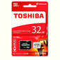 Toshiba - microSD 32GB M302 UHS-I U3 with Adapter kaina ir informacija | Atminties kortelės fotoaparatams, kameroms | pigu.lt