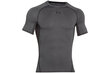 Vyriški sportiniai marškinėliai Under Armour Heatgear Armour SS 1257468-090 цена и информация | Sportinė apranga vyrams | pigu.lt