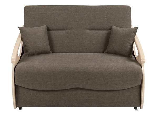 Miegamasis fotelis-sofa Ida II 2FBKA, tamsiai ruda цена и информация | Sofos | pigu.lt