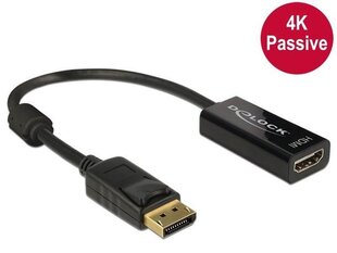 Адаптер Delock Displayport(M) - HDMI(F) 4K цена и информация | Аксессуары для телевизоров и Smart TV | pigu.lt