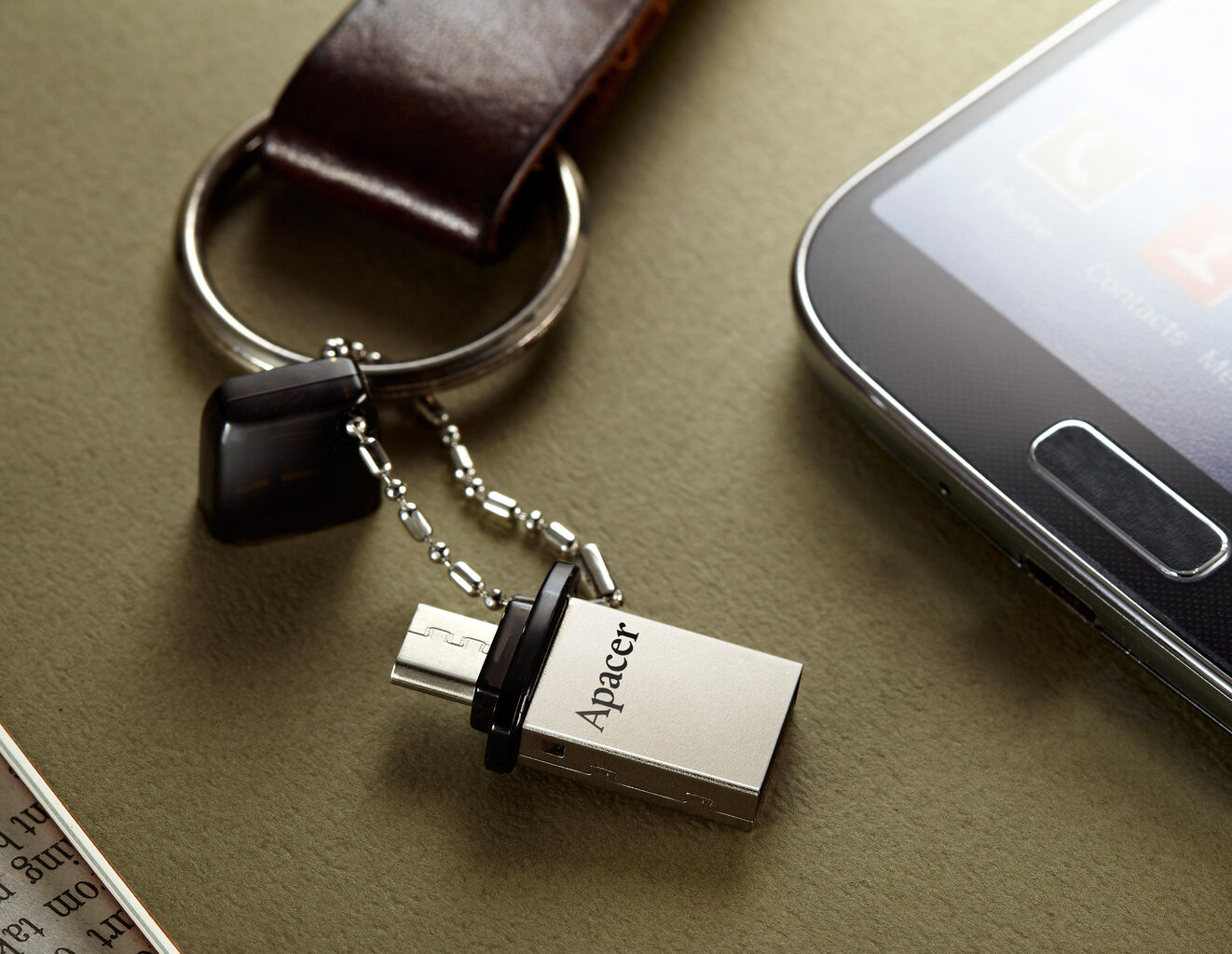 USB atmintinė APACER USB2.0 Mobile Flash Drive AH175 8GB, Juoda цена и информация | USB laikmenos | pigu.lt