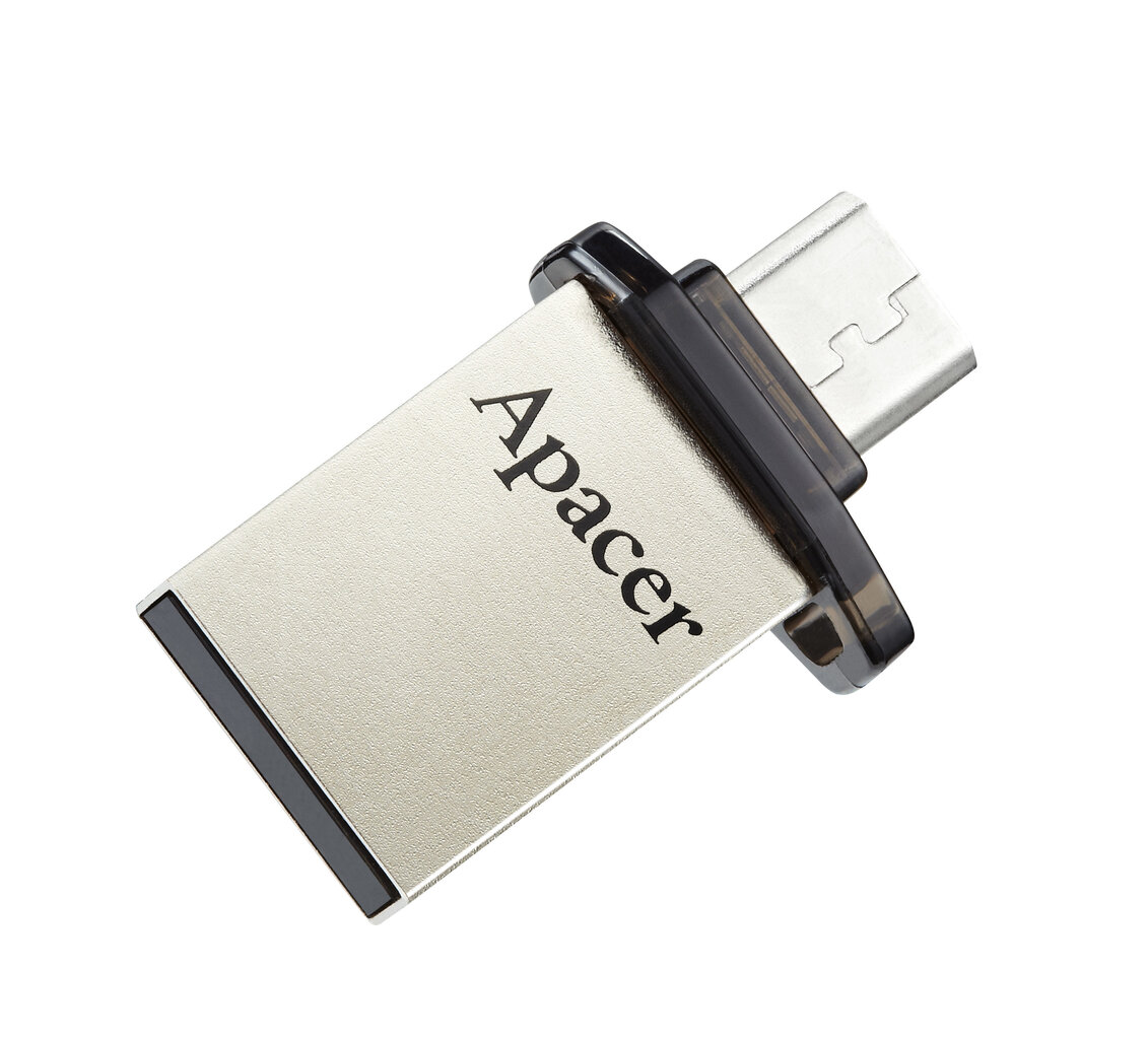 USB atmintinė APACER USB2.0 Mobile Flash Drive AH175 8GB, Juoda цена и информация | USB laikmenos | pigu.lt