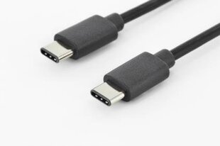 Digitus AK-300138-010-S, USB-C, 1 м цена и информация | Кабели и провода | pigu.lt