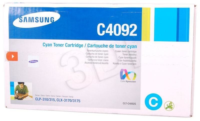Samsung kasetės CLT-C4092S C Cyan kaina ir informacija | Kasetės lazeriniams spausdintuvams | pigu.lt
