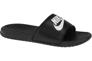 Мужские шлепанцы Nike Benassi JDI 343880, черные цена и информация | Мужские шлепанцы, босоножки | pigu.lt