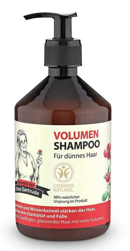 Plaukų šampūnas Grandma Gertrude Volume Shampoo, 500 ml kaina ir informacija | Šampūnai | pigu.lt