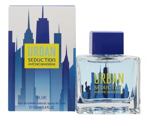 Antonio Banderas Urban Seduction Blue EDT для мужчин 100 мл цена и информация | Мужские духи | pigu.lt