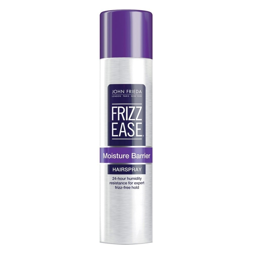 Stiprios fiksacijos plaukų lakas John Frieda Frizz Ease Moisture Barrier 250 ml kaina ir informacija | Plaukų formavimo priemonės | pigu.lt