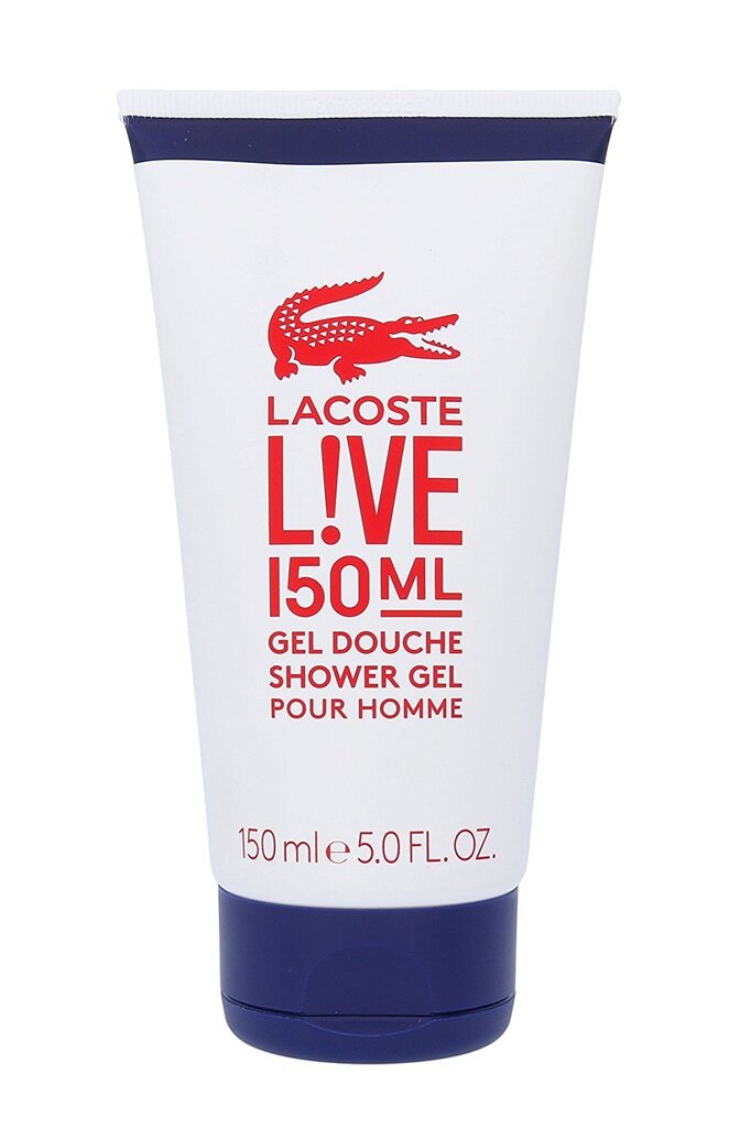 Dušo želė Lacoste Live vyrams 150 ml   kaina ir informacija | Parfumuota kosmetika vyrams | pigu.lt