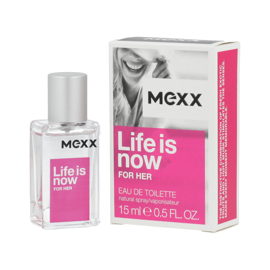 Tualetinis vanduo Mexx Life is Now For Her EDT moterims 15 ml цена и информация | Kvepalai moterims | pigu.lt