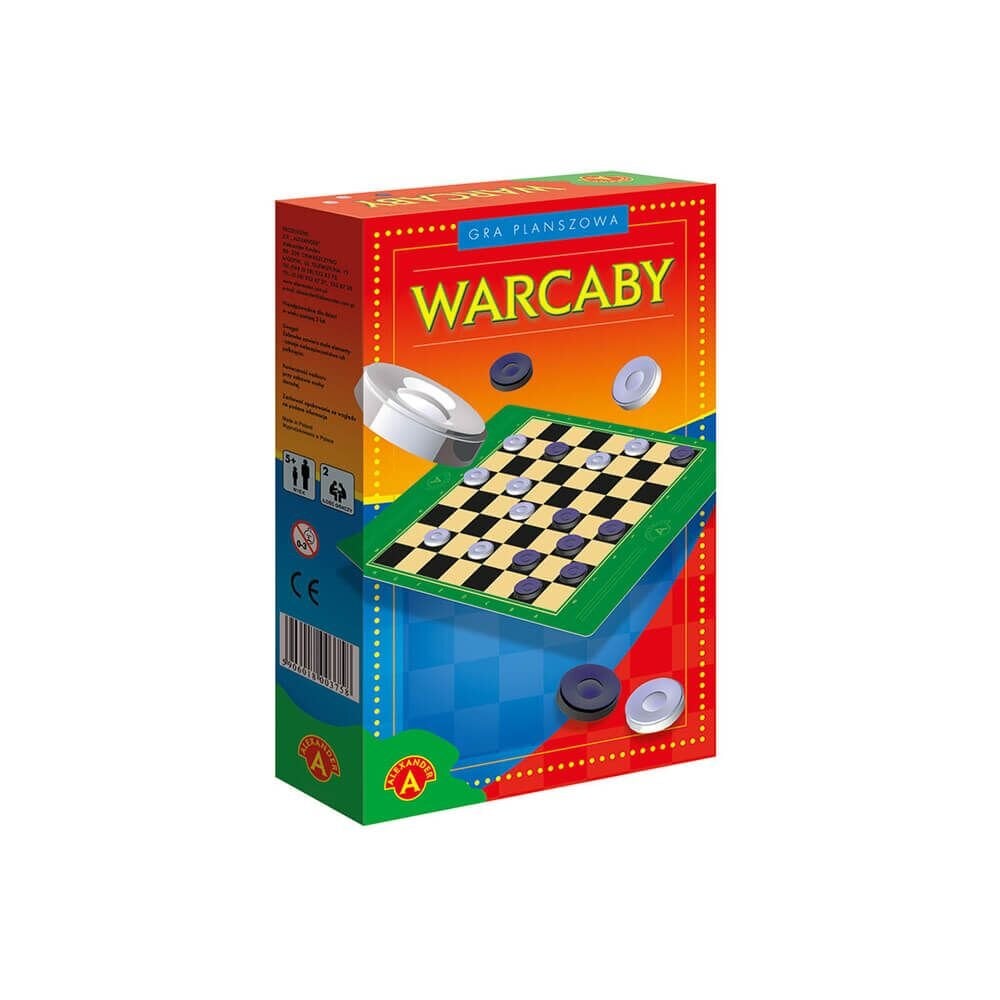 Stalo žaidimas - šaškės Gra Planszowa Warcaby kaina ir informacija | Stalo žaidimai, galvosūkiai | pigu.lt