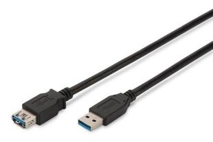 Assmann, USB-A M/F, 1.8 м цена и информация | Кабели и провода | pigu.lt