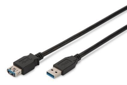 Assmann, USB-A M/F, 1.8 m kaina ir informacija | Kabeliai ir laidai | pigu.lt