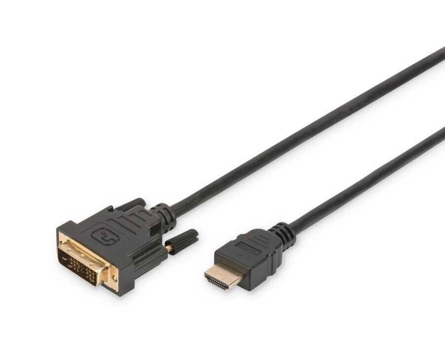 Assmann, HDMI/DVI-D, 2 m цена и информация | Kabeliai ir laidai | pigu.lt