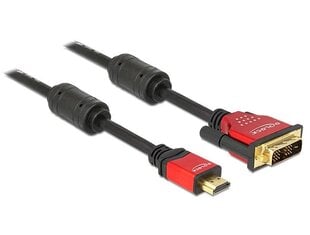 Delock 84343, HDMI/DVI-D, 3 m kaina ir informacija | Kabeliai ir laidai | pigu.lt