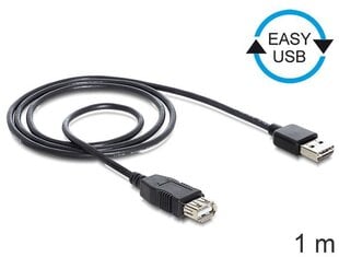 Delock 83370, Easy USB-A/USB-A, 1 m цена и информация | Кабели и провода | pigu.lt