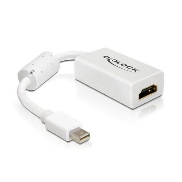 Delock Adapter mini Displayport 1.1 male > HDMI female Passive white цена и информация | Adapteriai, USB šakotuvai | pigu.lt