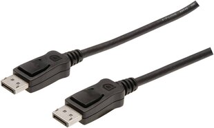 Kabelis DisplayPort 1.2a, DP - DP, M/M 3,0m kaina ir informacija | Kabeliai ir laidai | pigu.lt