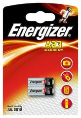 Energizer E23A, 12V, 2vnt. kaina ir informacija | Akumuliatoriai vaizdo kameroms | pigu.lt