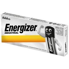 Elementai Energizer industrial AAA 1.5V, 10 vnt. kaina ir informacija | Elementai | pigu.lt