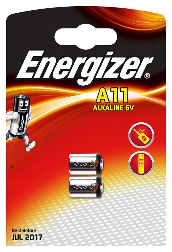 Energizer E11A elementai, 2 vnt. kaina ir informacija | Elementai | pigu.lt