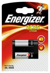 Energizer 2CR5 elementai, 1 vnt. kaina ir informacija | Elementai | pigu.lt