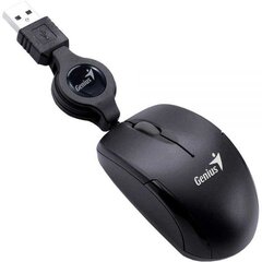 Genius Micro Traveler V2, USB, juoda kaina ir informacija | Genius Kompiuterinė technika | pigu.lt